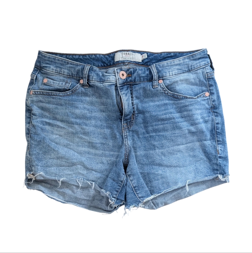 Torrid " Love" Denim Jean Shorts Sz.14